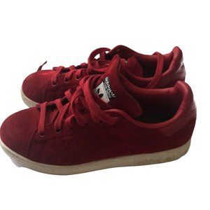 Adidas women shoes Pre-owned Stan Smith Trainers In Red 5